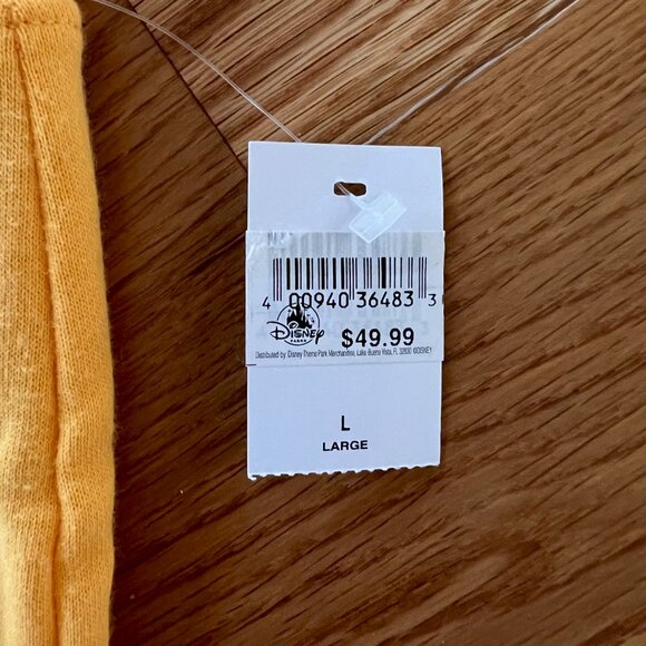 NWT Disney World 50th Anniversary 1st Vault Collection Yellow Joggers - L - Picture 11 of 12